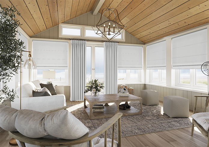 Norleigh, Dove - Twist&Fit Roman Blind - Image 7